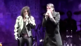 Alice Cooper & Marilyn Manson "I'm Eighteen" Mt. Pleasant MI 6/29/13