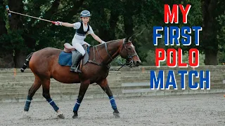 PLAYING POLO FOR THE FIRST TIME! Lesson and match!