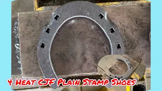 Efficiently Building Plain Stamp Horseshoes-AFA Certified Journeyman Farrier