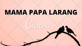 Mama Papa Larang | Cover by Zaim Zakaria