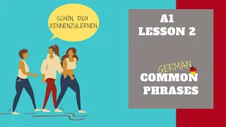 A1 - Lesson 2 | Common German Phrases | Deutsche Sätze | German for beginners | Learn German