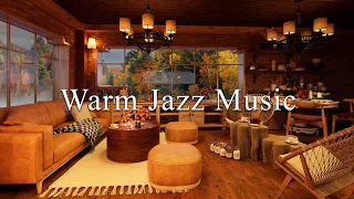 Smooth Jazz Music for Stress Relief 🍂 Positive Autumn Jazz Music in Coffee Shop Ambience #9