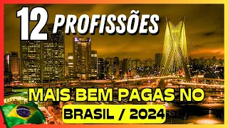 12 PROFISSÕES Mais Bem Pagas no Brasil 2024 💰