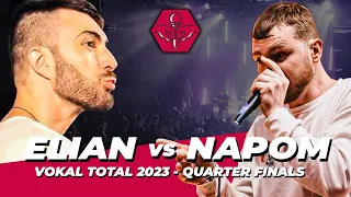 ELIAN VS NAPOM  | VOKAL TOTAL 2023 QUARTER FINALS | CROWD POV