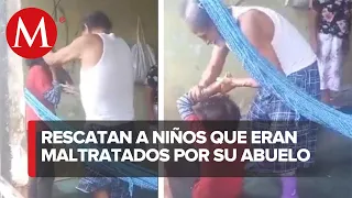 Niño es golpeado por su abuelo en Macuspana, Tabasco