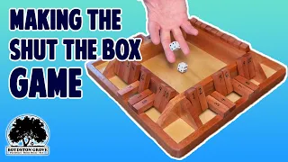 How To Make The Shut The Box Game // Woodworking Project
