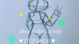 How to draw a body #tutorial