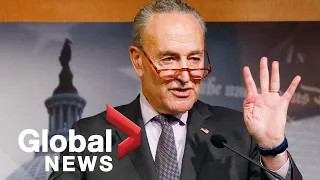 Trump impeachment: Chuck Schumer speaks as trial nears possible end | FULL