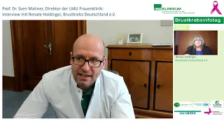 Brustkrebsinfotag 2022: Angebote & Spezialisierungen der LMU Frauenklinik München, Prof. Sven Mahner