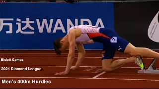 Men's 400m Hurdles.  Bislett Games.  Diamond League.  Bislett Stadium, Oslo, Norway.  July 1, 2021.