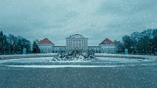 Nymphenburg Palace Winter Munich 2021 - 4K Walking Tour