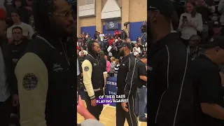 Bronny James vs. Kiyan Anthony had Kim Kardashian, LeBron, Carmelo, and many more courtside!