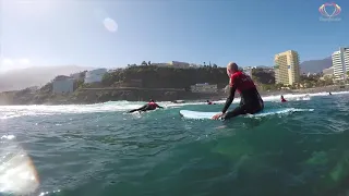 Surfing in Tenerife with La Marea Surfschool and Tenerifelicidad