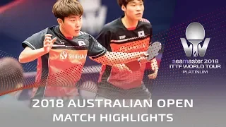 Niwa Koki/Ueda Jin  vs Jang Woojin/Lim Jonghoon | 2018 Australian Open Highlights (1/4)