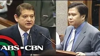 Jinggoy, Guingona in heated argument over pork barrel scam