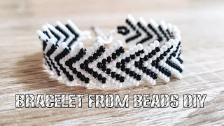 BEADING BRACELET TUTORIAL / БІСЕРОПЛЕТІННЯ ❤️ БРАСЛЕТ З БІСЕРУ МК