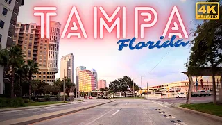 Tampa FL 4k Bay Tour Travel Downtown Driving