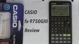 Casio fx-9750GIII Review and Unboxing
