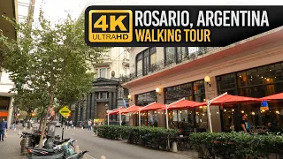 【4K 60FPS】Walk in Rosario #WINTER 2023 🇦🇷