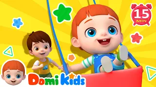 Playground Song⛹︎ & More | Kids Songs and Nursery Rhymes | Sing Along Domikids
