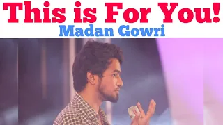 THIS IS FOR YOU | Tamil | Madan Gowri | MG | Motivation