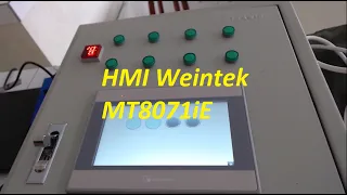 HMI WEINTEK MT8071iE - PLC OMRON CP1E