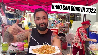 $1 Pad Thai Hunt in Khao San Road 2022 🇹🇭  (Bangkok, Thailand)