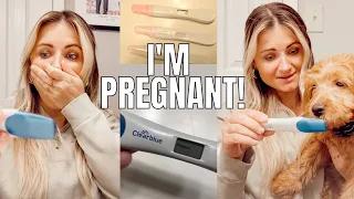 FINDING OUT I’M PREGNANT (unexpected & emotional) LIVE POSITIVE PREGNACY TEST RESULTS 2023