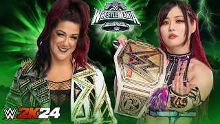 Bayley Vs IYO Sky ~ For the WWE Women’s Championship (WrestleMania XL) [WWE2K24]