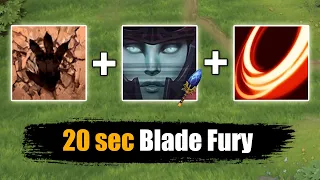 Infinite Blade Fury + Trample | Dota 2 Ability draft