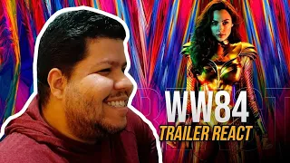 REAÇÃO TRAILER DC FANDOME || MULHER MARAVILHA 1984