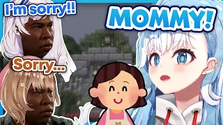Reine and Risu make fun of Kobo right in front of her Mommy