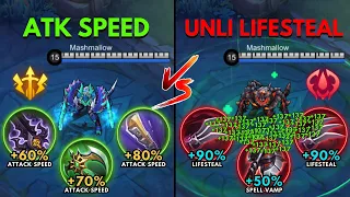 Thamuz Attack Speed Build vs Thamuz Unlimited Lifesteal Build