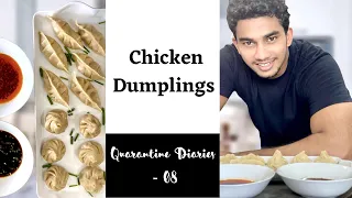 Tasty Steamed Chicken Dumplings/ Momos at home | Dumplings |  Wild Cookbook