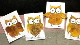 fall leaf owl craft