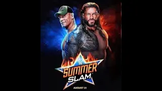 JOHN CENA VS ROMAN REIGNS WWE SUMMERSLAM 2021 WWE TITLE