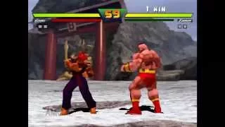 Street Fighter EX plus α basic combos exhibition