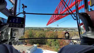 How to operate 🏗Captains Chair Potain MDT219 Tower Crane🏗 LIKE SHARE & SUBSCRIBE