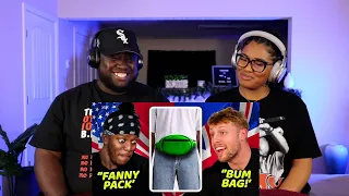 Kidd and Cee Reacts To Uk Slang vs Us Slang (Sidemen)