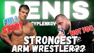 Who is Denis Cyplenkov? 🤔 Strongest Arm Wrestler ever💪🏻? #deniscyplenkov #devonlarratt #armwrestling