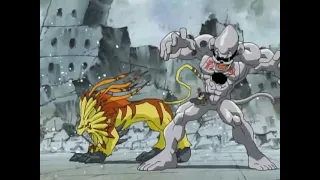 Metaletemon VS Saberleomon y Zudomon |Digimon|