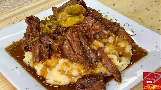 Mississippi Pot Roast Beef Recipe |  Mississippi Roast Crock Pot | Dutch Oven Recipe
