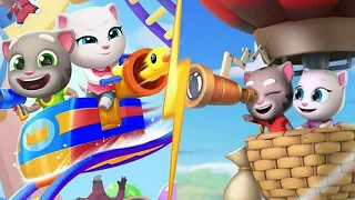 Talking Tom Blast Park vs Talking Tom Fun Fair Gameplay Android iOS