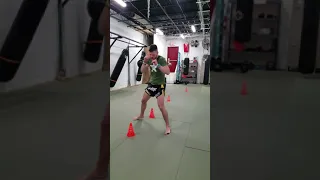 Cone Drill for Muay Thai