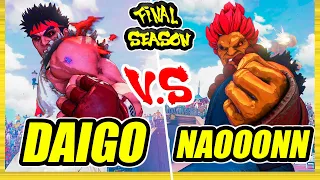 SFV CE 🔥 Daigo (Kage) vs Naooonn (Akuma) 🔥 Ranked Set 🔥 Street Fighter 5