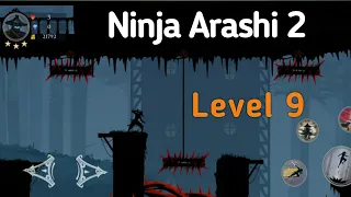 Ninja Arashi 2 Level 9 | Act 1| Artifact Location | without dying