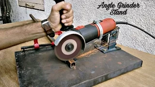 Homemade Angle Grinder Stand / Angle Grinder Support..