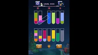 Water color sort puzzle level 550 ios android / sort water color puzzle leve 550 ios ipad iphone