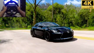 Forza Horizon 5 | Lexus RC F | Steering Wheel + Shifter Gameplay
