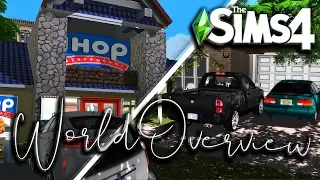 I created the most REALISTIC WORLD in The Sims 4 | IHOP, Walmart, Custom Apartments & More